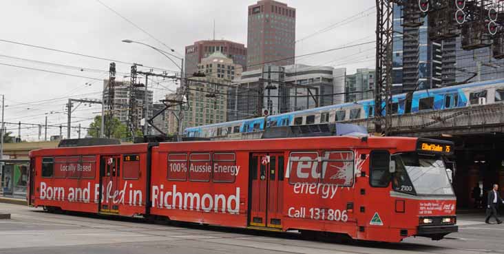 Yarra Trams Class B 2100 Red Energy